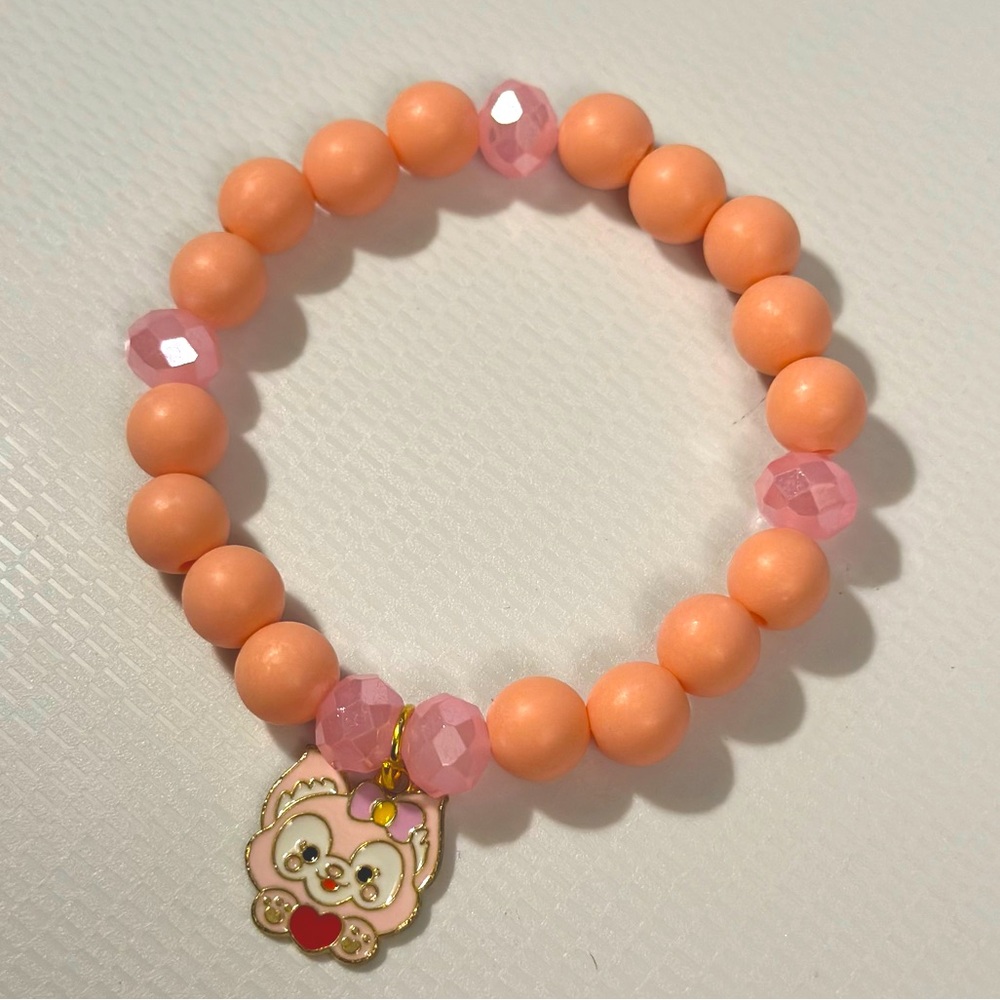 Hello kitty pink bracelet with pink crystals